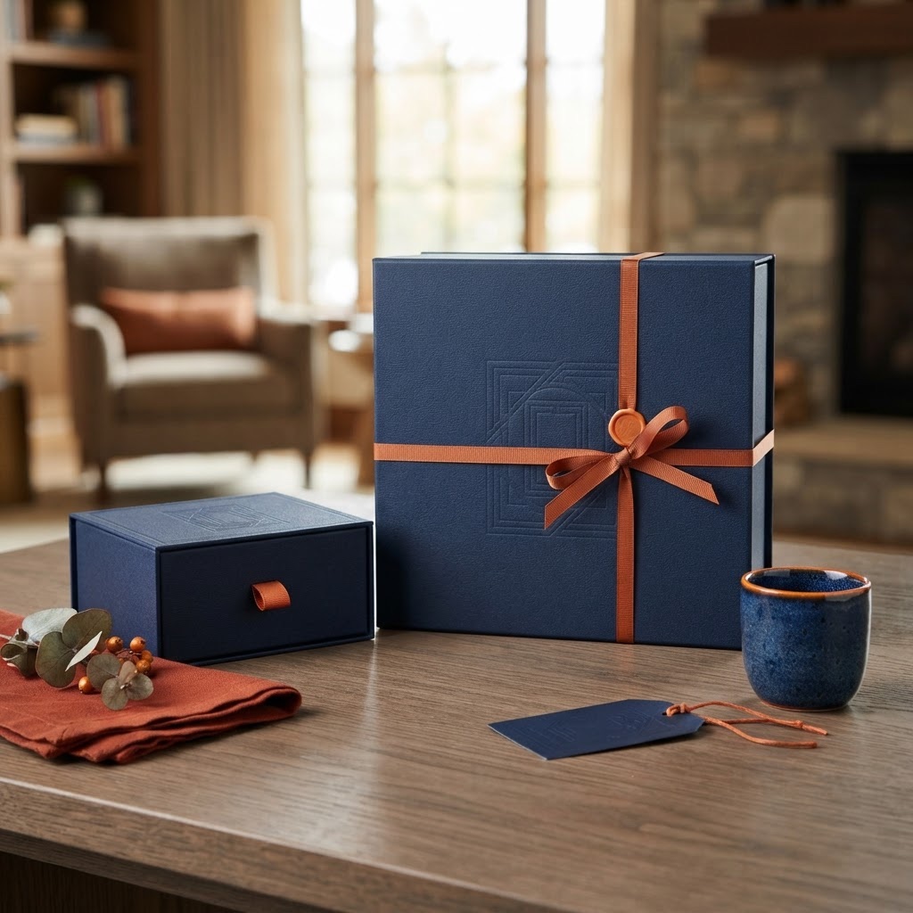 Custom hospitality gift packaging